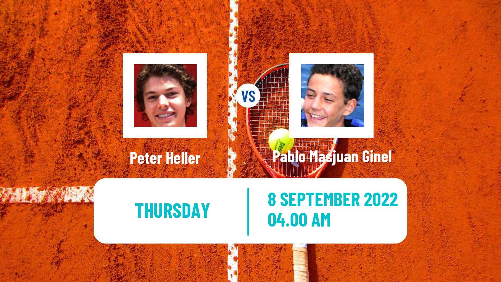 Tennis ITF Tournaments Peter Heller - Pablo Masjuan Ginel