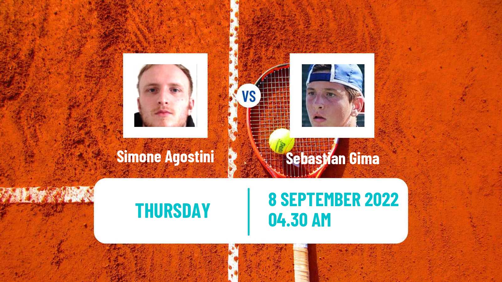 Tennis ITF Tournaments Simone Agostini - Sebastian Gima