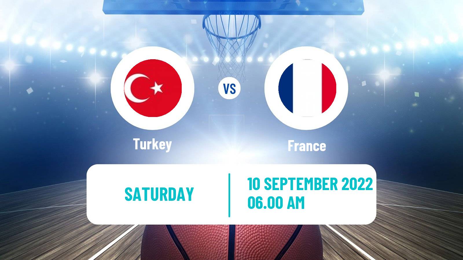 Basketball EuroBasket Turkey - France