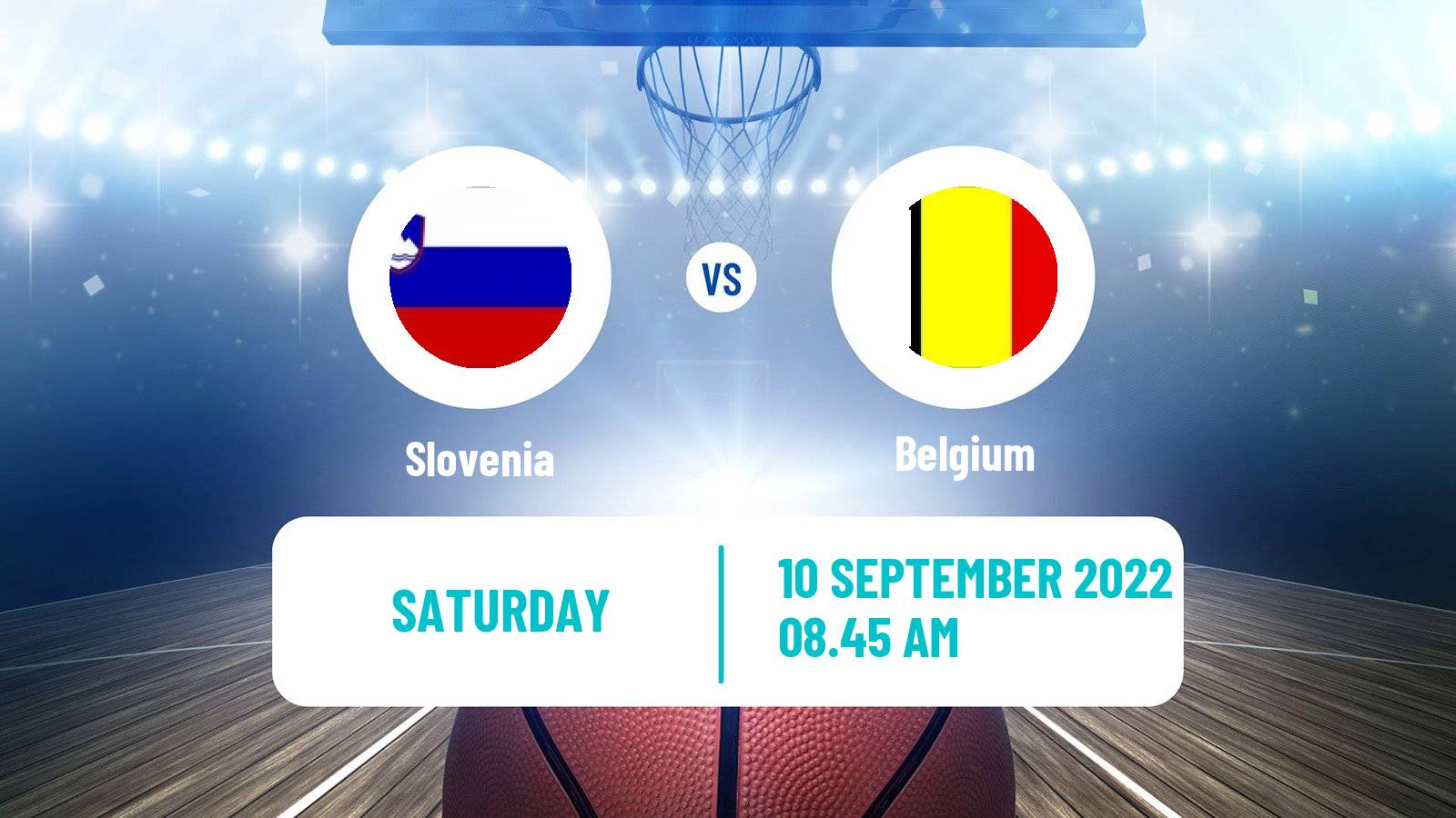 Basketball EuroBasket Slovenia - Belgium