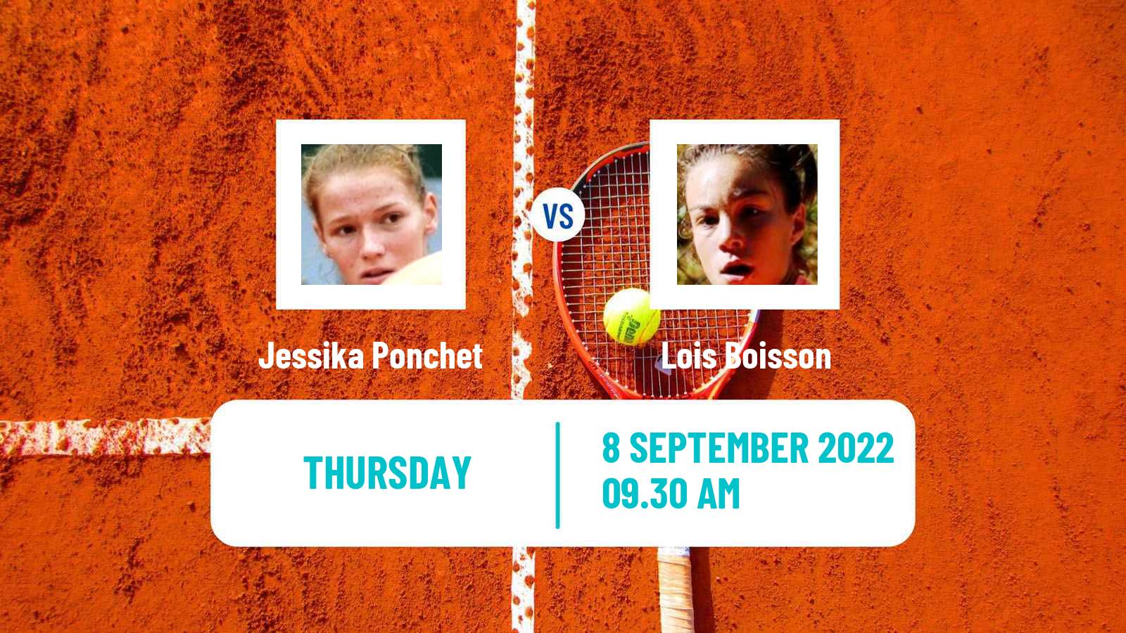 Tennis ITF Tournaments Jessika Ponchet - Lois Boisson