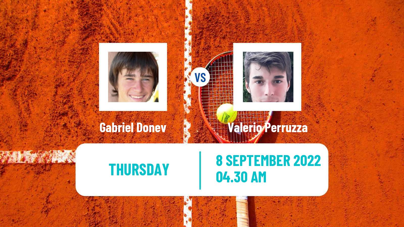 Tennis ITF Tournaments Gabriel Donev - Valerio Perruzza