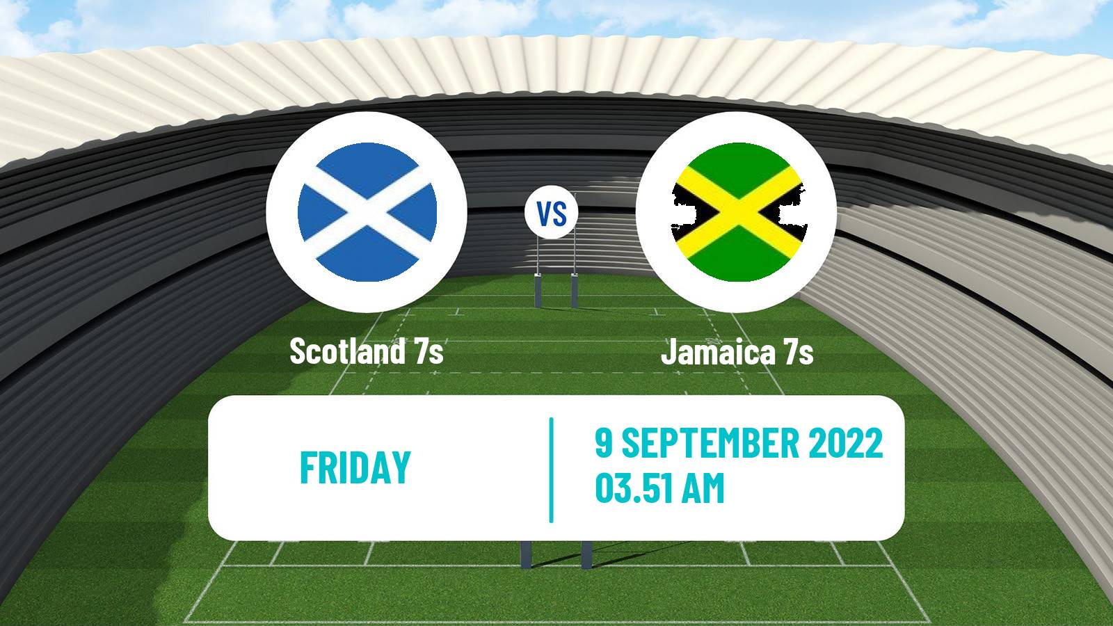 Rugby union Sevens World Cup Scotland 7s - Jamaica 7s