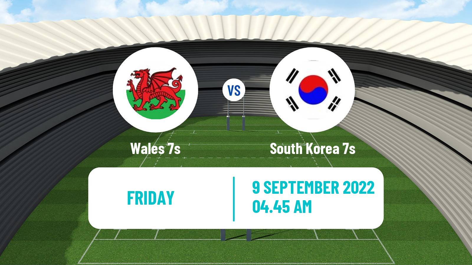 Rugby union Sevens World Cup Wales 7s - South Korea 7s
