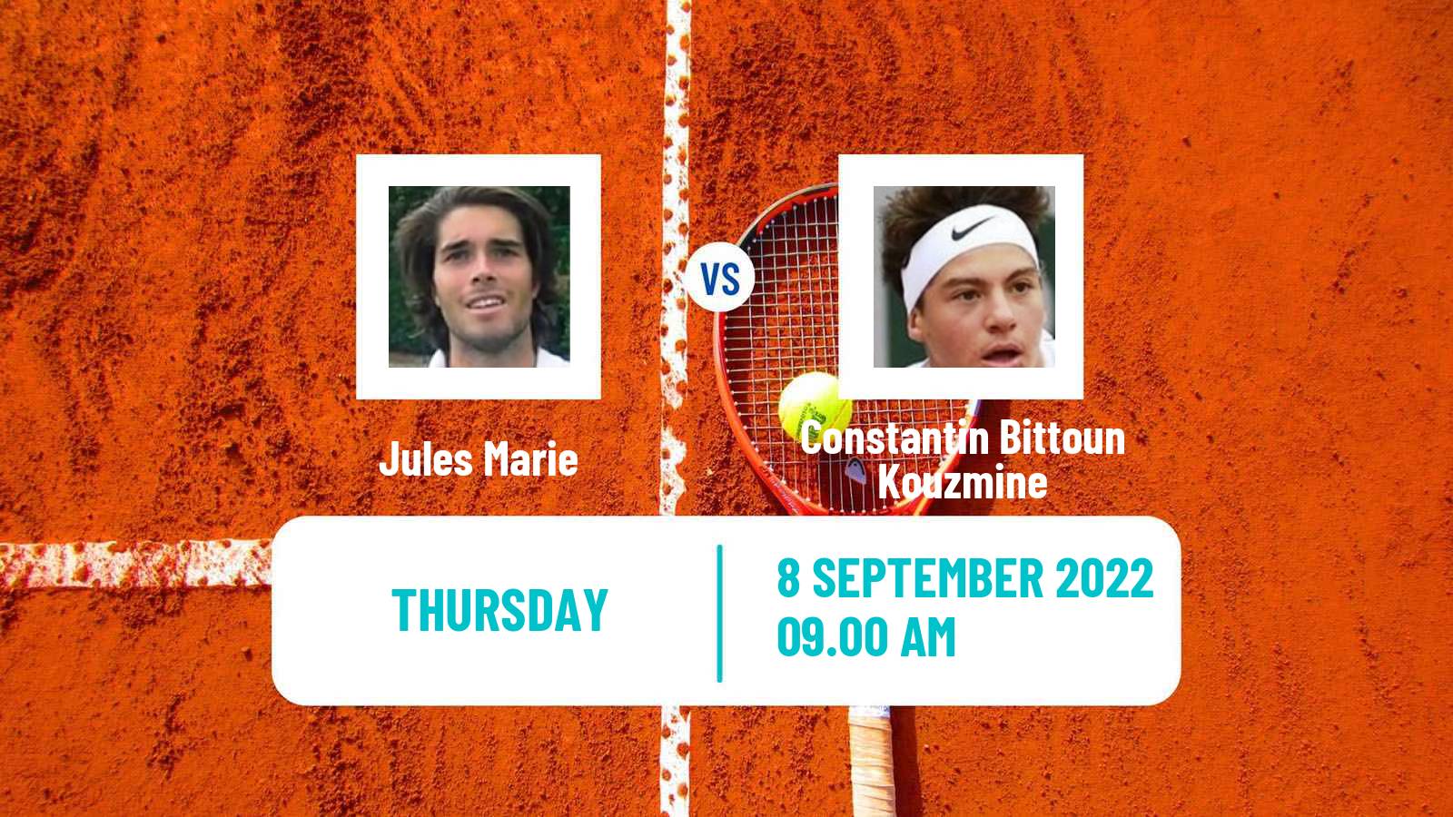 Tennis ITF Tournaments Jules Marie - Constantin Bittoun Kouzmine