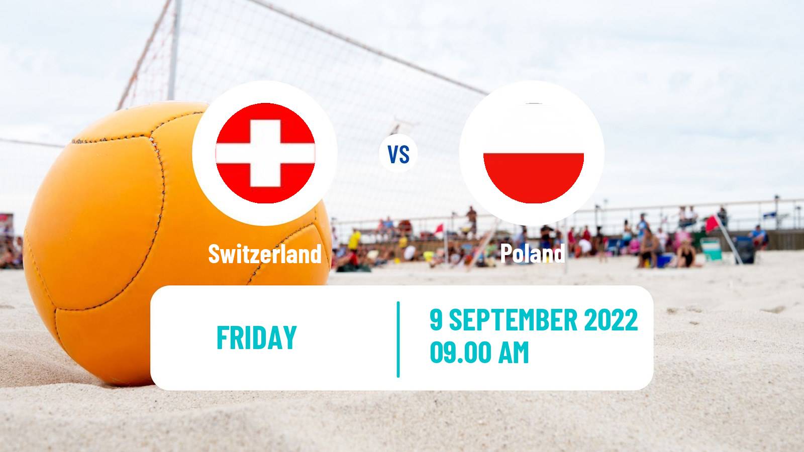 Beach soccer Beach Soccer Switzerland - Poland