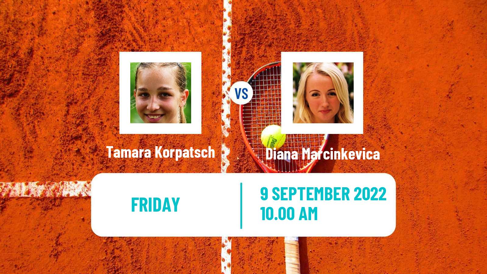 Tennis ITF Tournaments Tamara Korpatsch - Diana Marcinkevica
