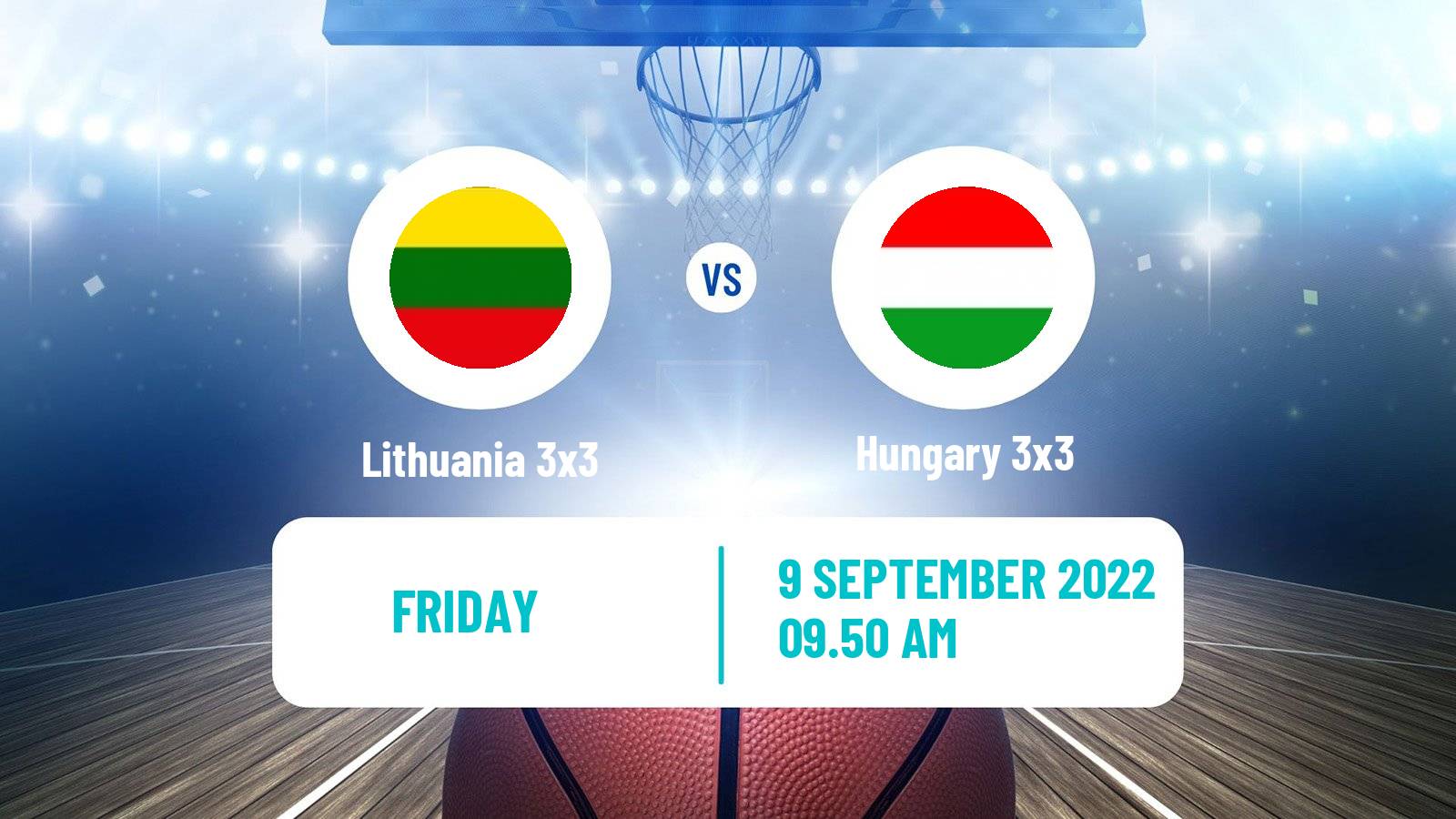 Basketball Europe Cup Basketball 3x3 Lithuania 3x3 - Hungary 3x3