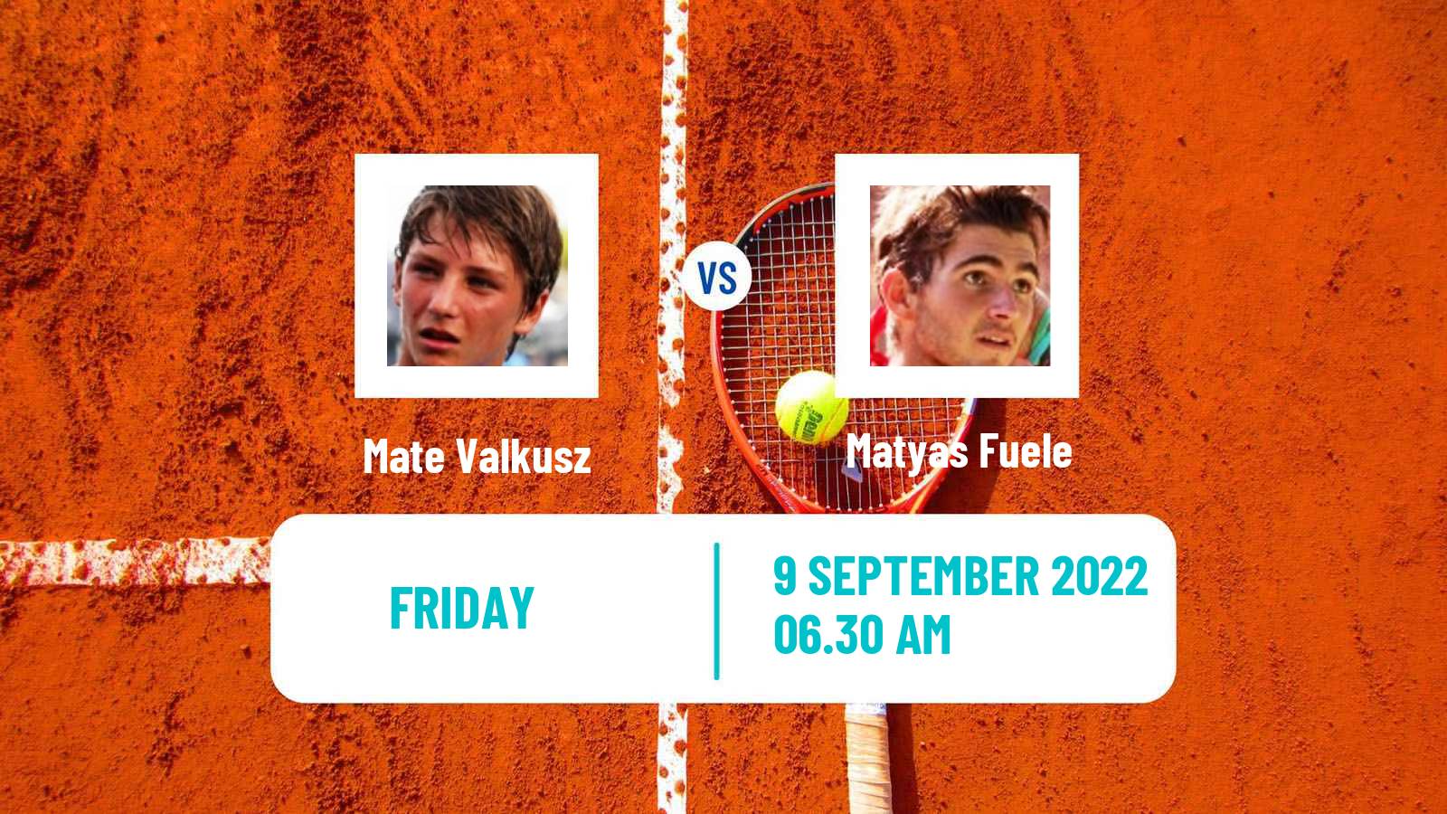 Tennis ITF Tournaments Mate Valkusz - Matyas Fuele