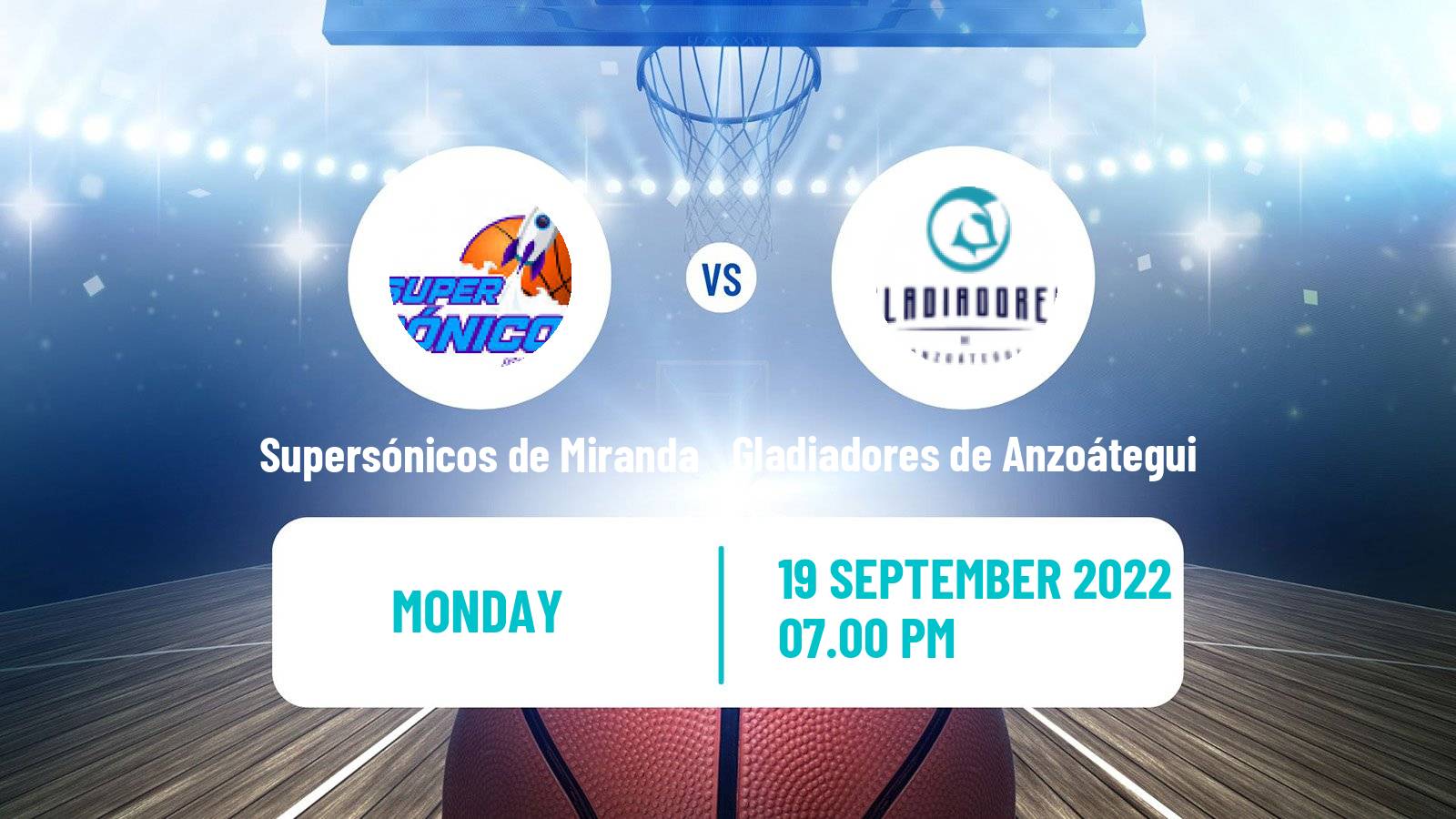 Basketball Venezuelan Superliga Basketball Supersónicos de Miranda - Gladiadores de Anzoátegui