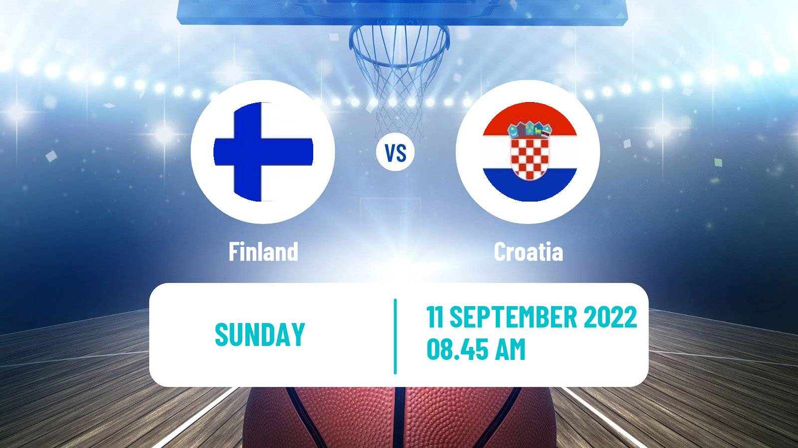 Basketball EuroBasket Finland - Croatia