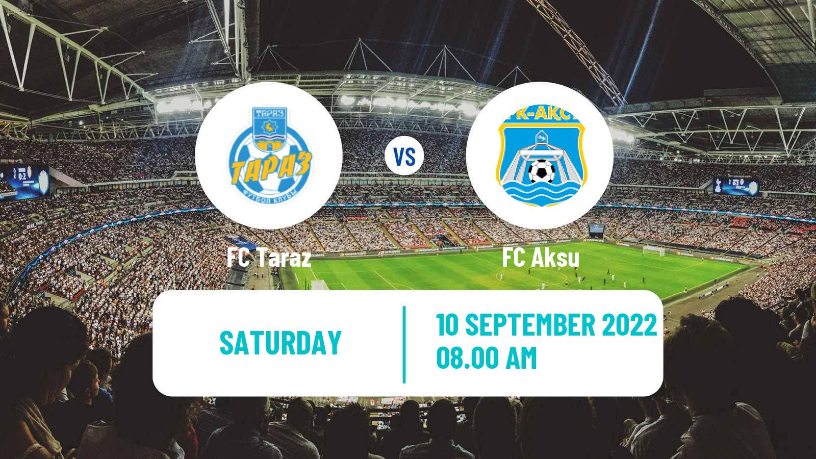 Soccer Kazakh Premier League Taraz - Aksu