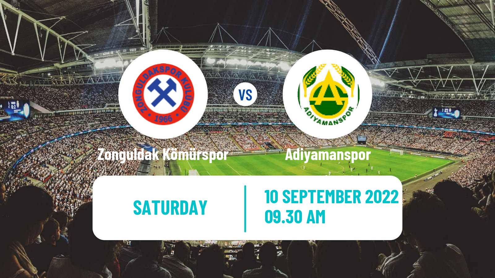 Soccer Turkish Second League Red Group Zonguldak Kömürspor - Adiyamanspor