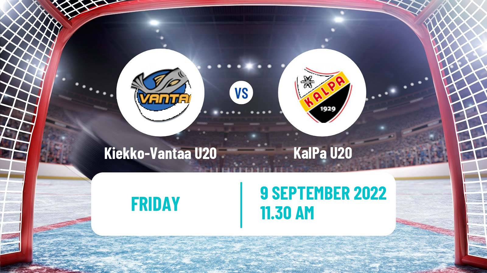 Hockey Finnish SM-sarja U20 Kiekko-Vantaa U20 - KalPa U20