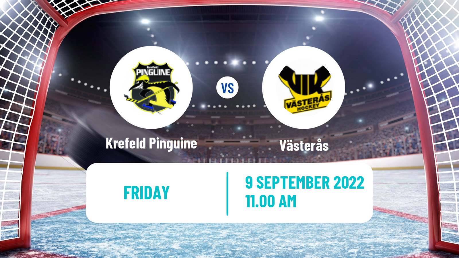 Hockey Club Friendly Ice Hockey Krefeld Pinguine - Västerås