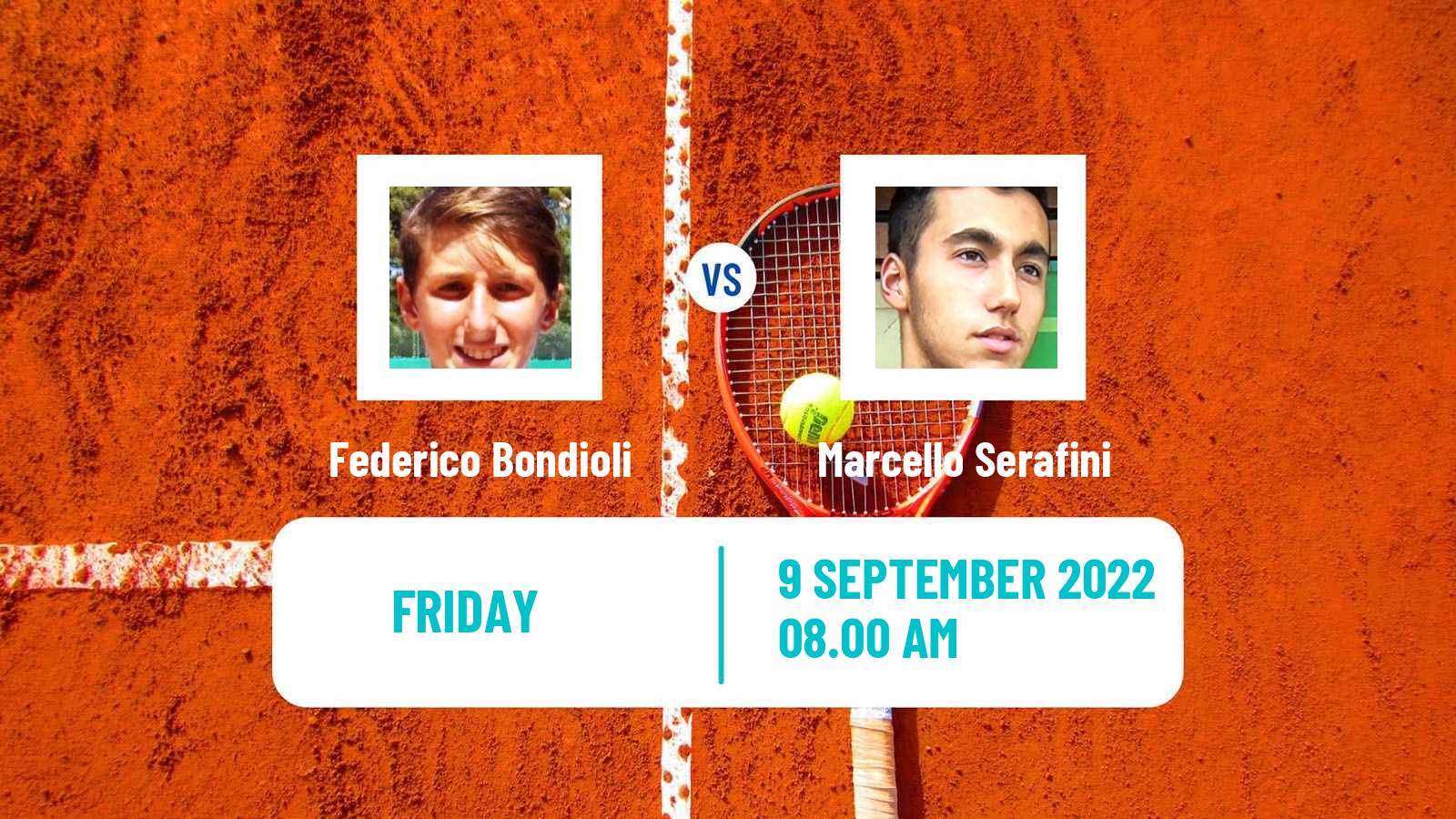 Tennis ITF Tournaments Federico Bondioli - Marcello Serafini