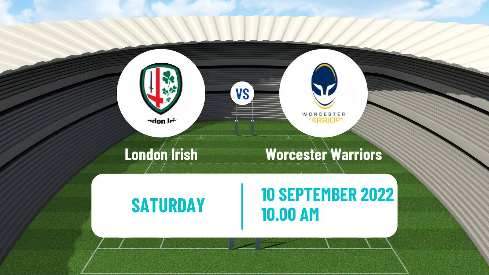 Rugby union English Premiership Rugby London Irish - Worcester Warriors