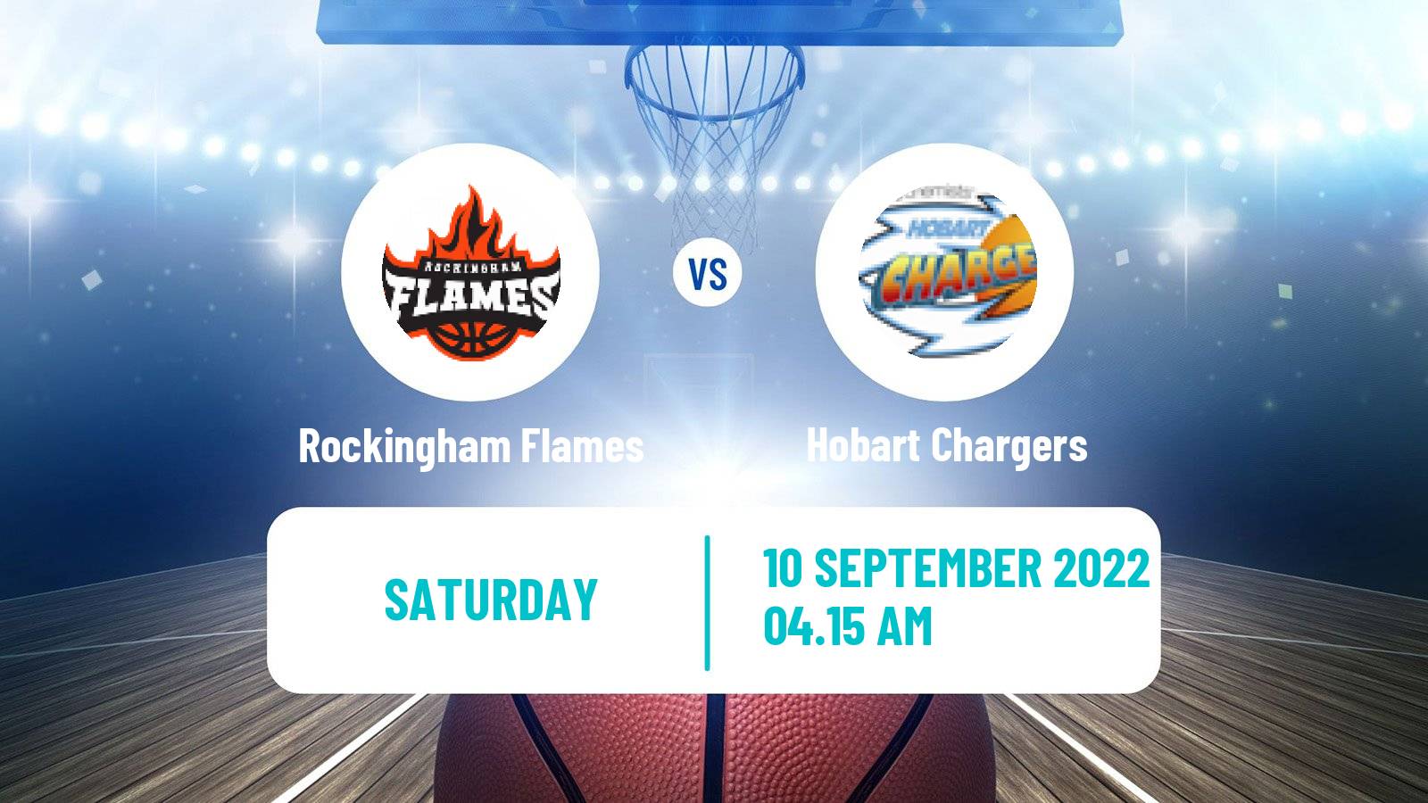 Basketball Australian NBL1 Rockingham Flames - Hobart Chargers