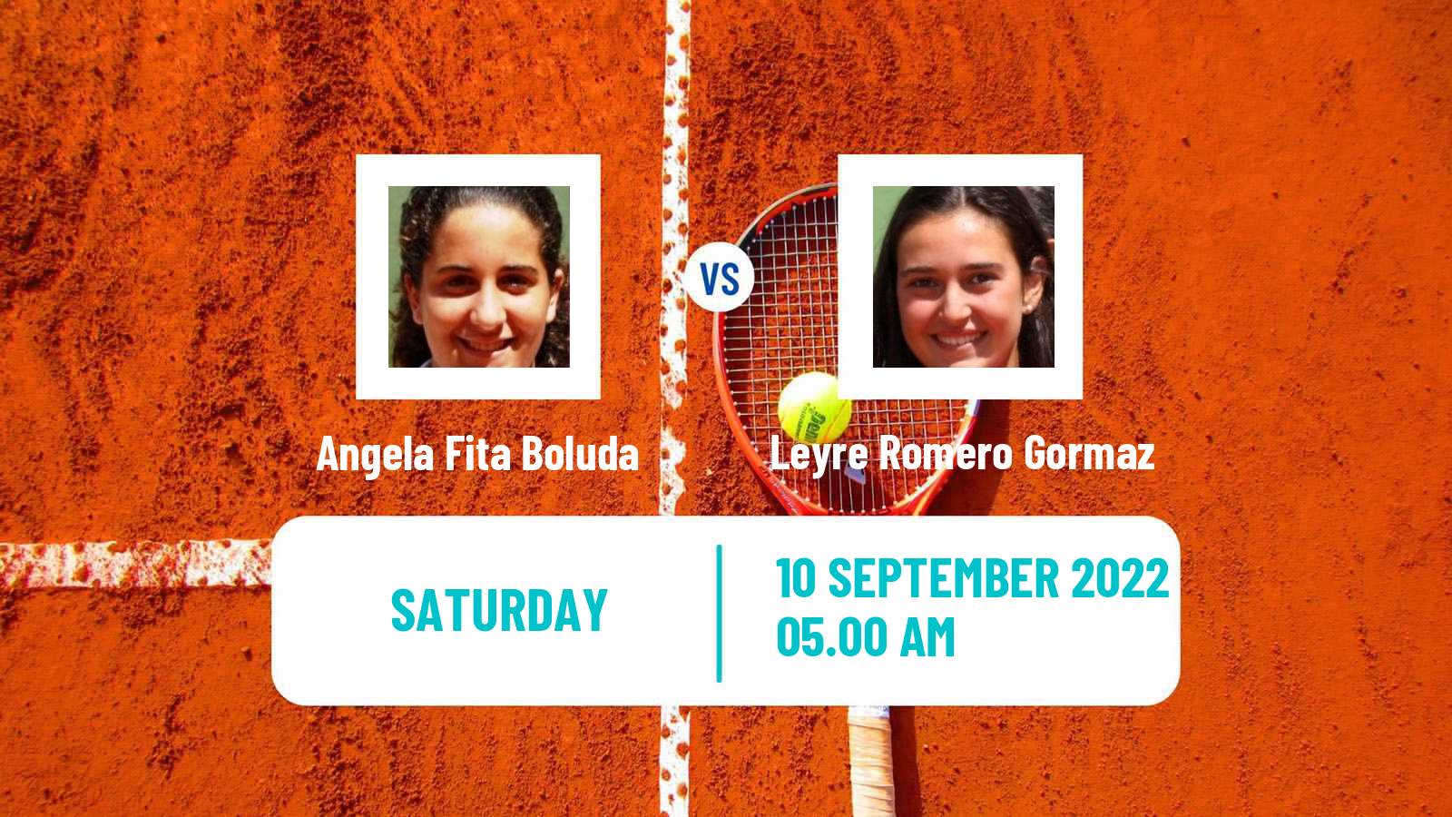 Tennis ITF Tournaments Angela Fita Boluda - Leyre Romero Gormaz
