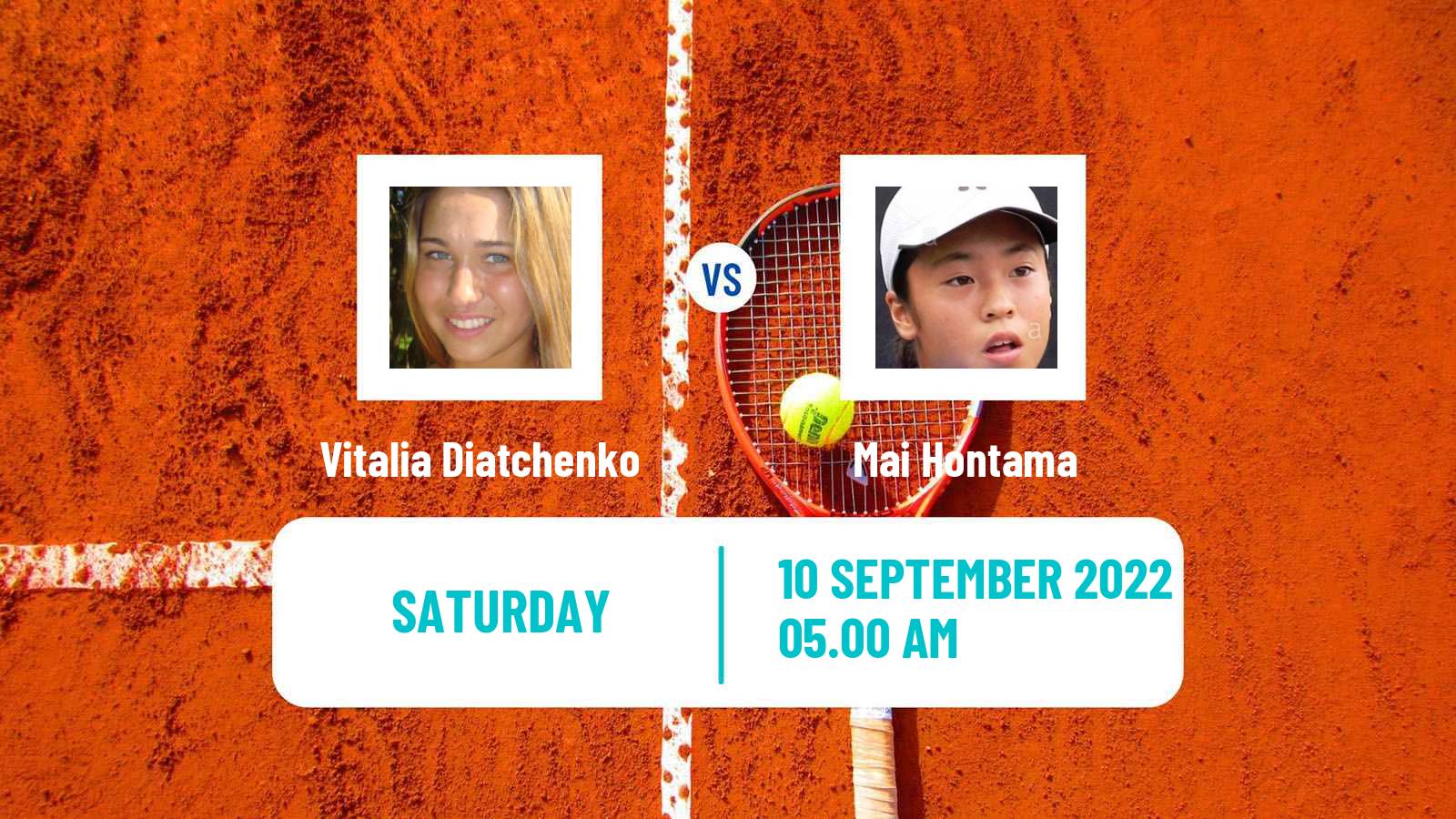 Tennis ITF Tournaments Vitalia Diatchenko - Mai Hontama