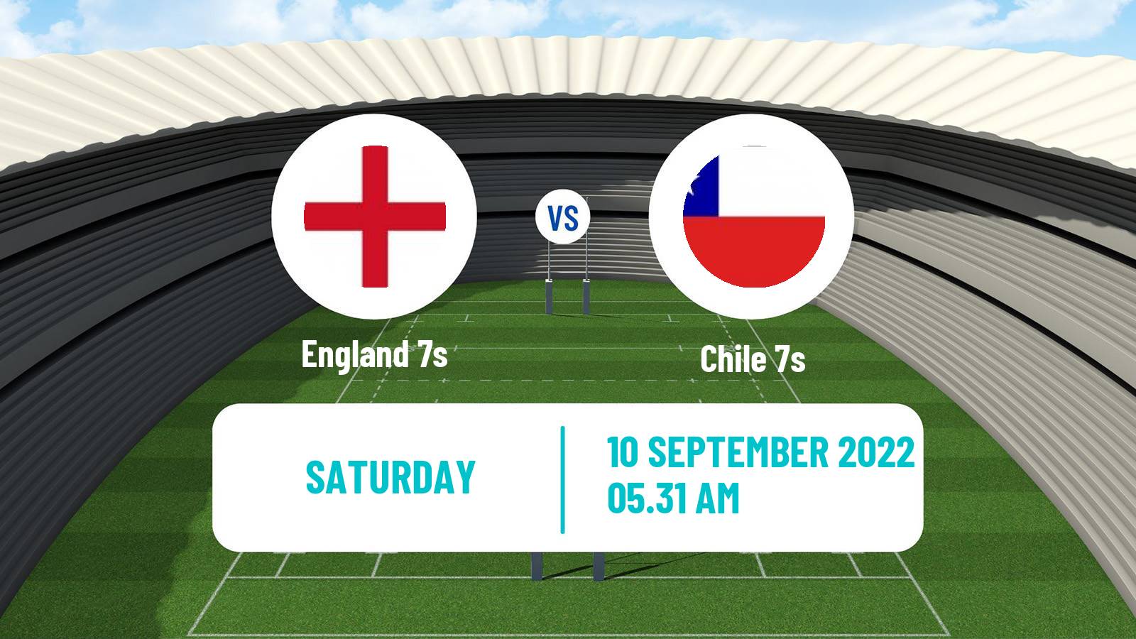 Rugby union Sevens World Cup England 7s - Chile 7s