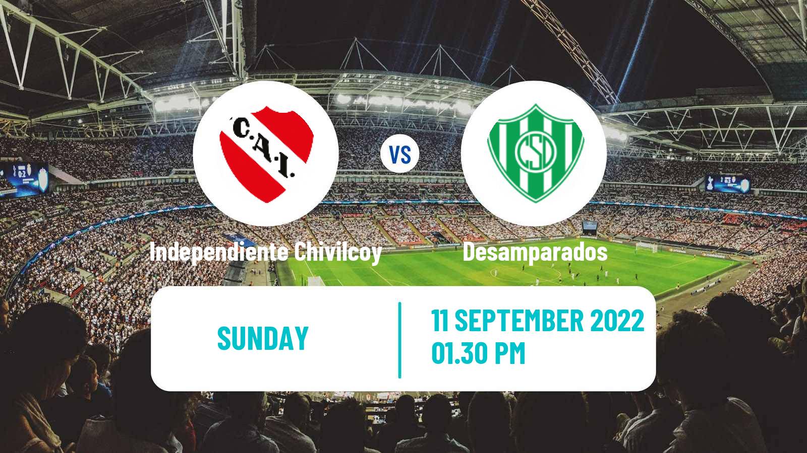 Soccer Argentinian Torneo Federal Independiente Chivilcoy - Desamparados