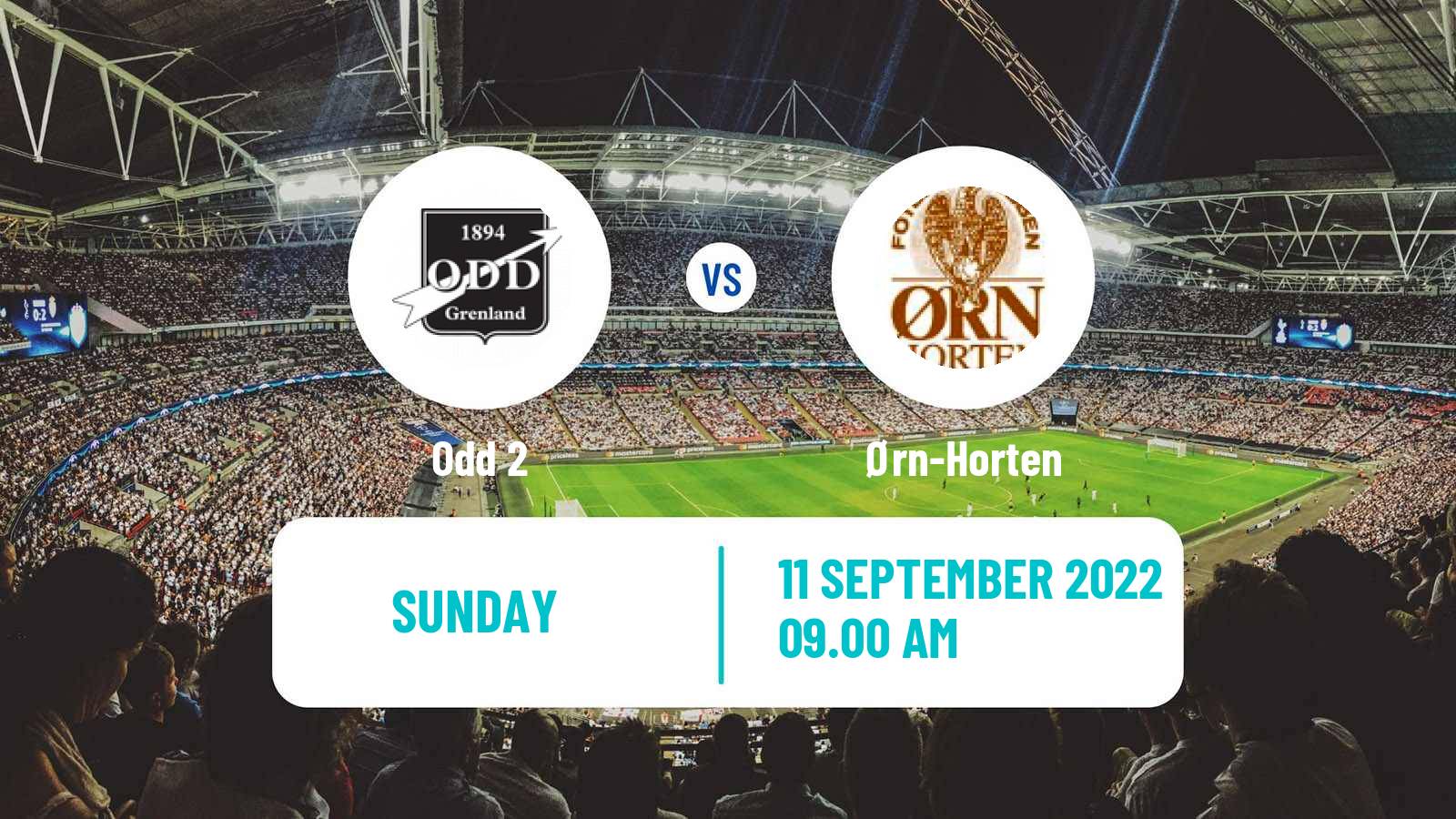 Soccer Norwegian Division 2 - Group 1 Odd 2 - Ørn-Horten