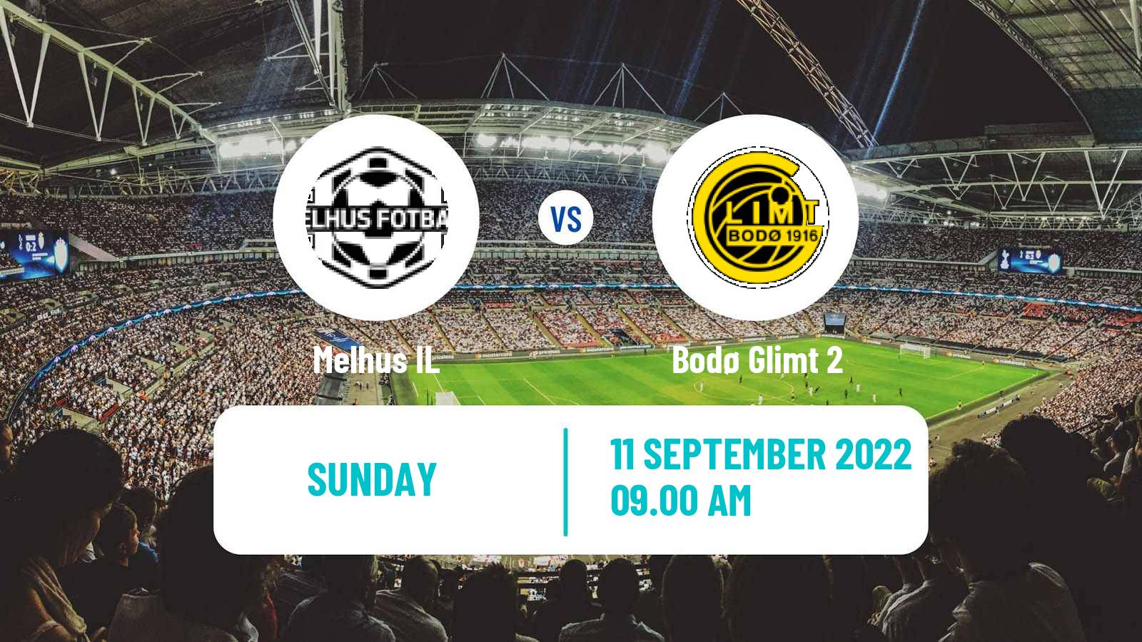 Soccer Norwegian Division 3 - Group 5 Melhus - Bodø Glimt 2