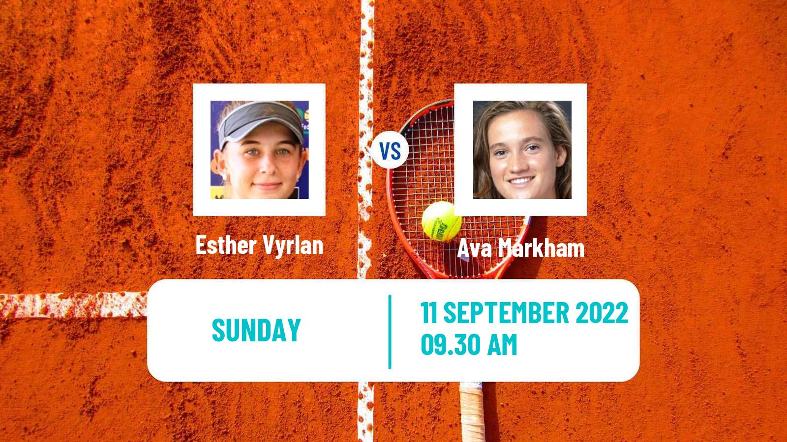 Tennis ITF Tournaments Esther Vyrlan - Ava Markham