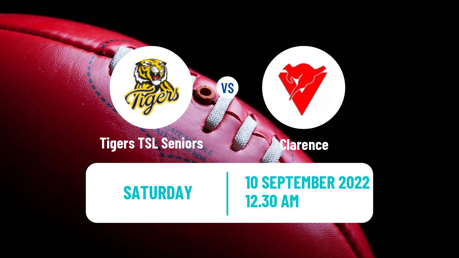Aussie rules TSL Tigers TSL Seniors - Clarence