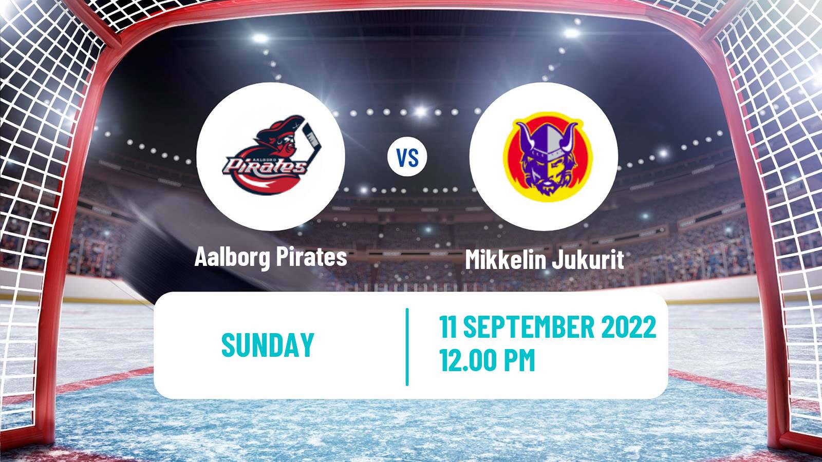 Hockey Champions League Ice Hockey Aalborg Pirates - Mikkelin Jukurit