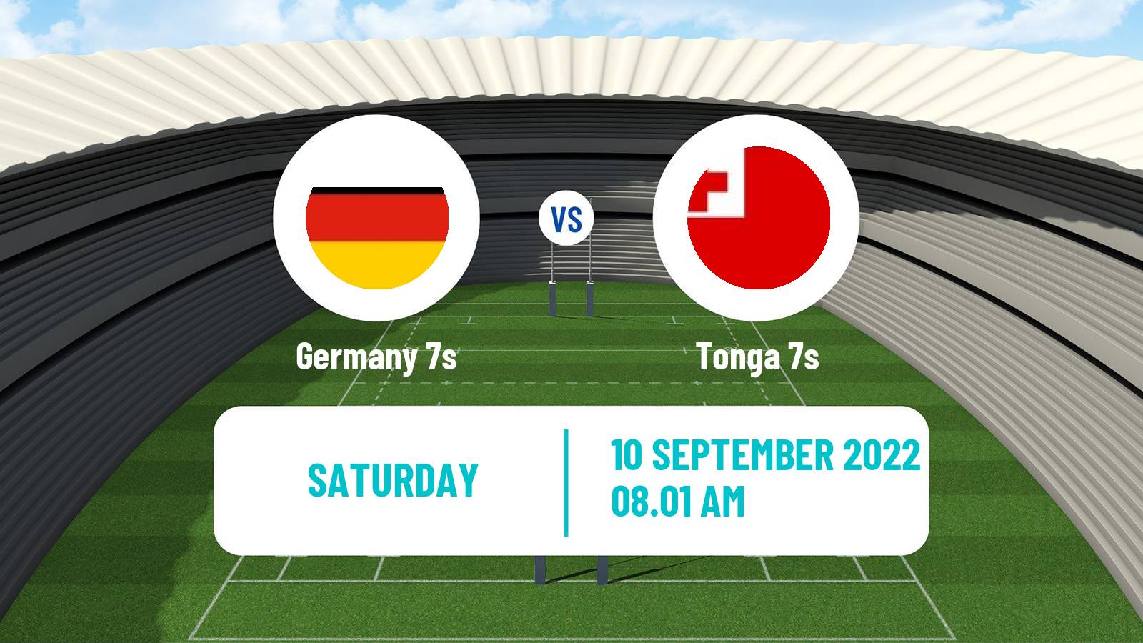 Rugby union Sevens World Cup Germany 7s - Tonga 7s