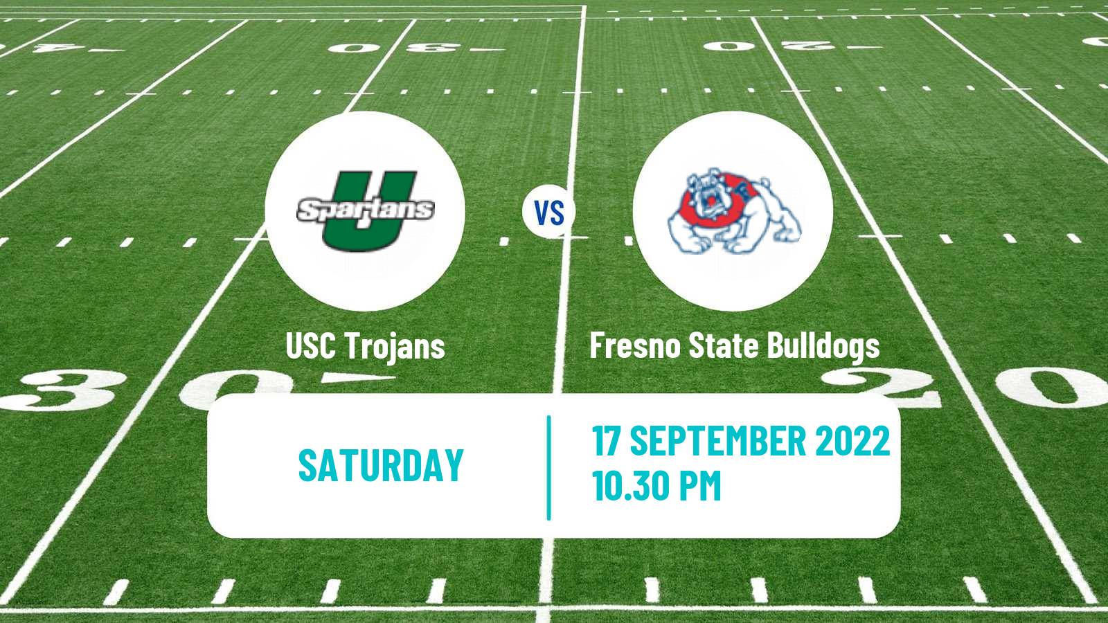 American football NCAA College Football USC Trojans - Fresno State Bulldogs