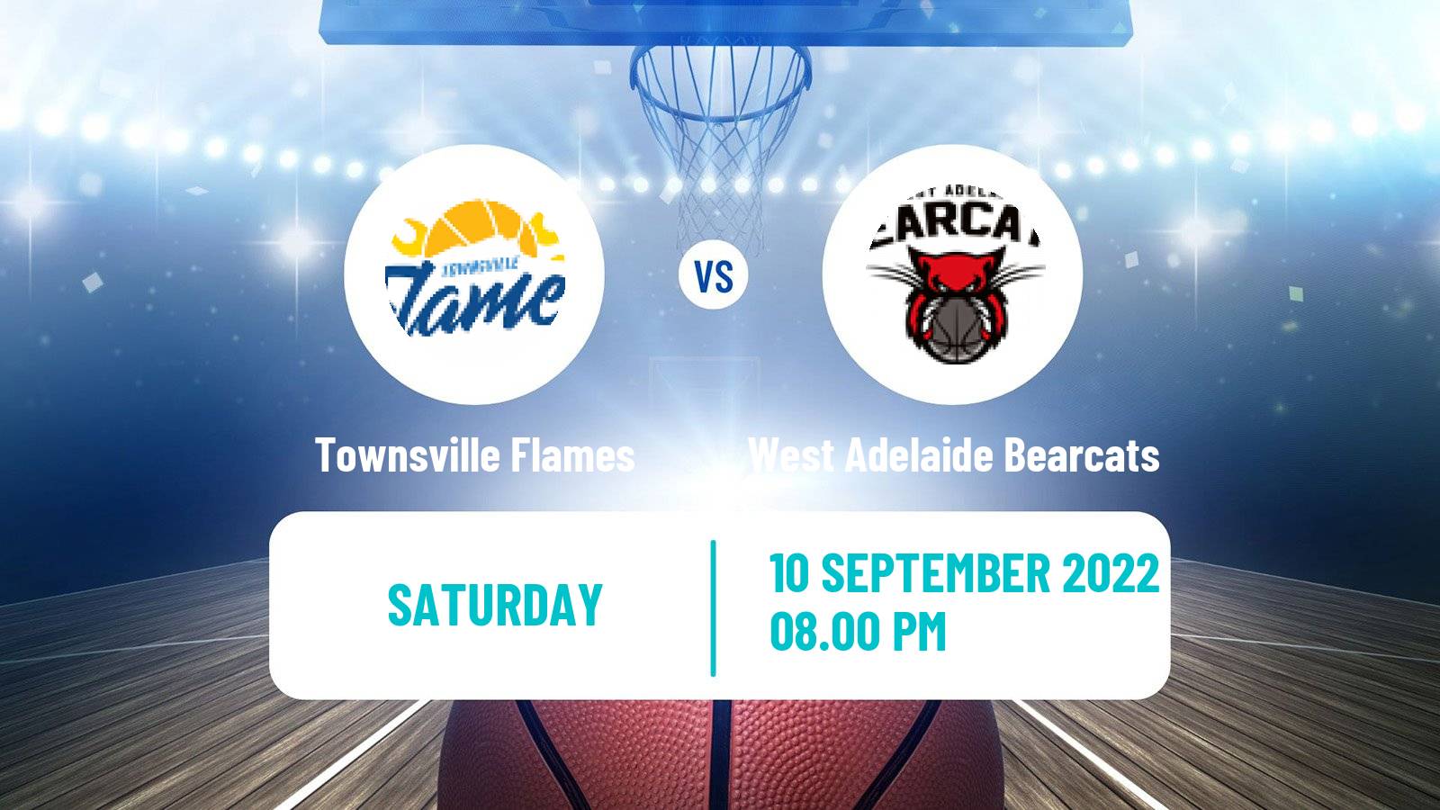 Basketball Australian NBL1 Women Townsville Flames - West Adelaide Bearcats