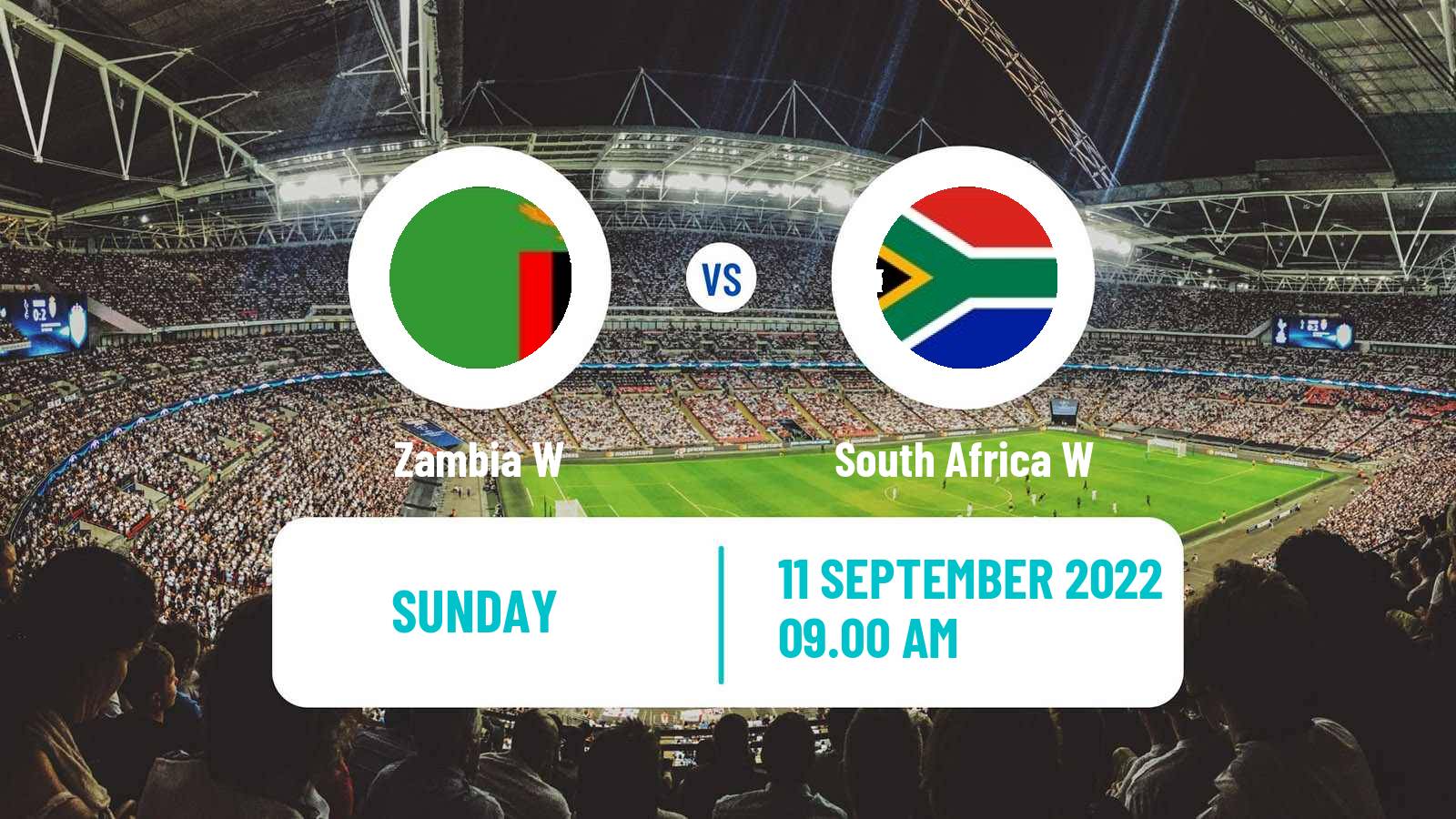 Soccer COSAFA Cup Women Zambia W - South Africa W