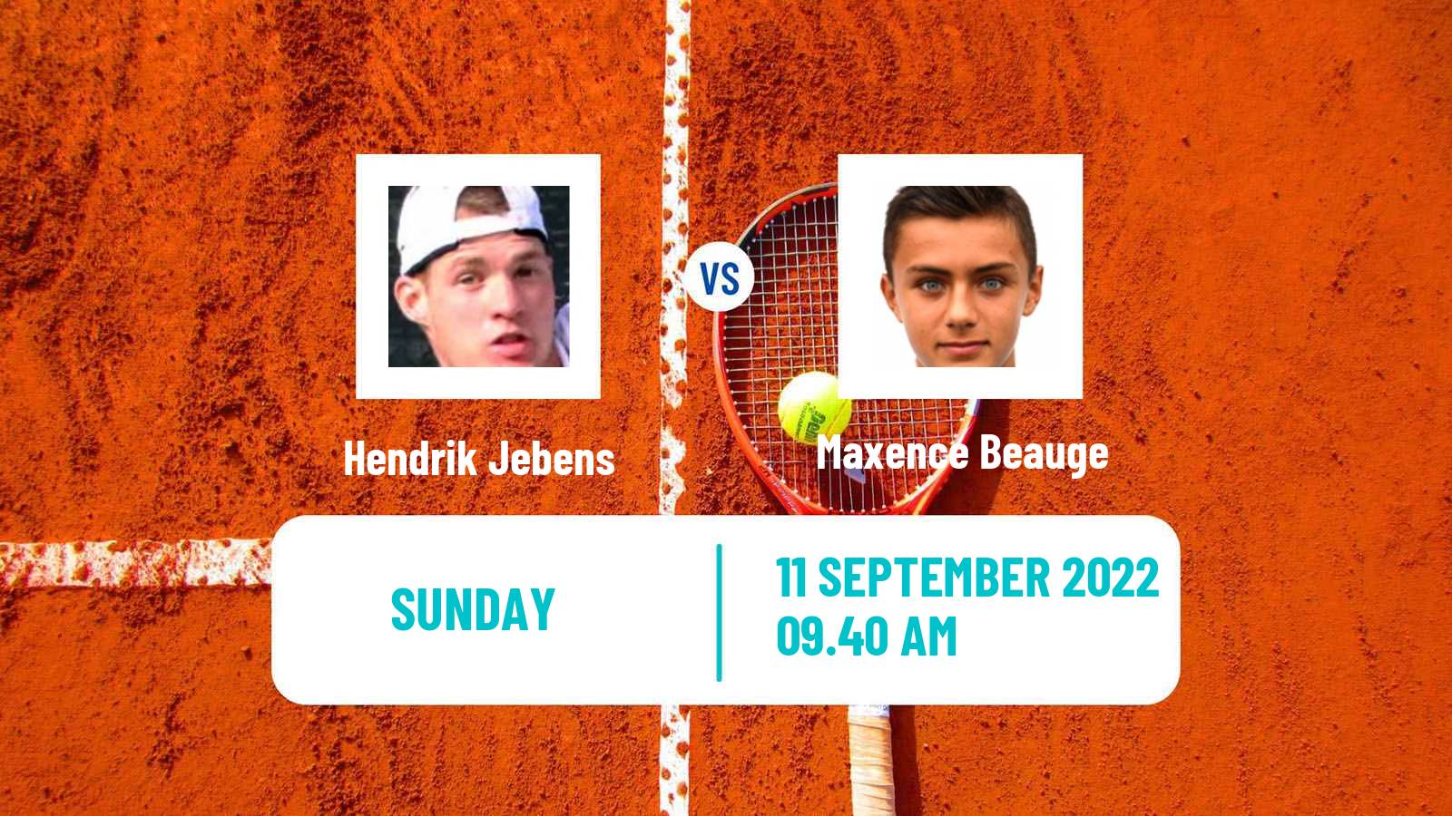 Tennis ATP Challenger Hendrik Jebens - Maxence Beauge