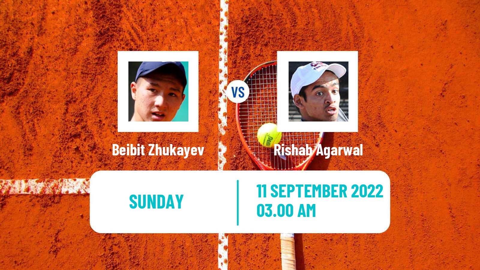 Tennis ATP Challenger Beibit Zhukayev - Rishab Agarwal
