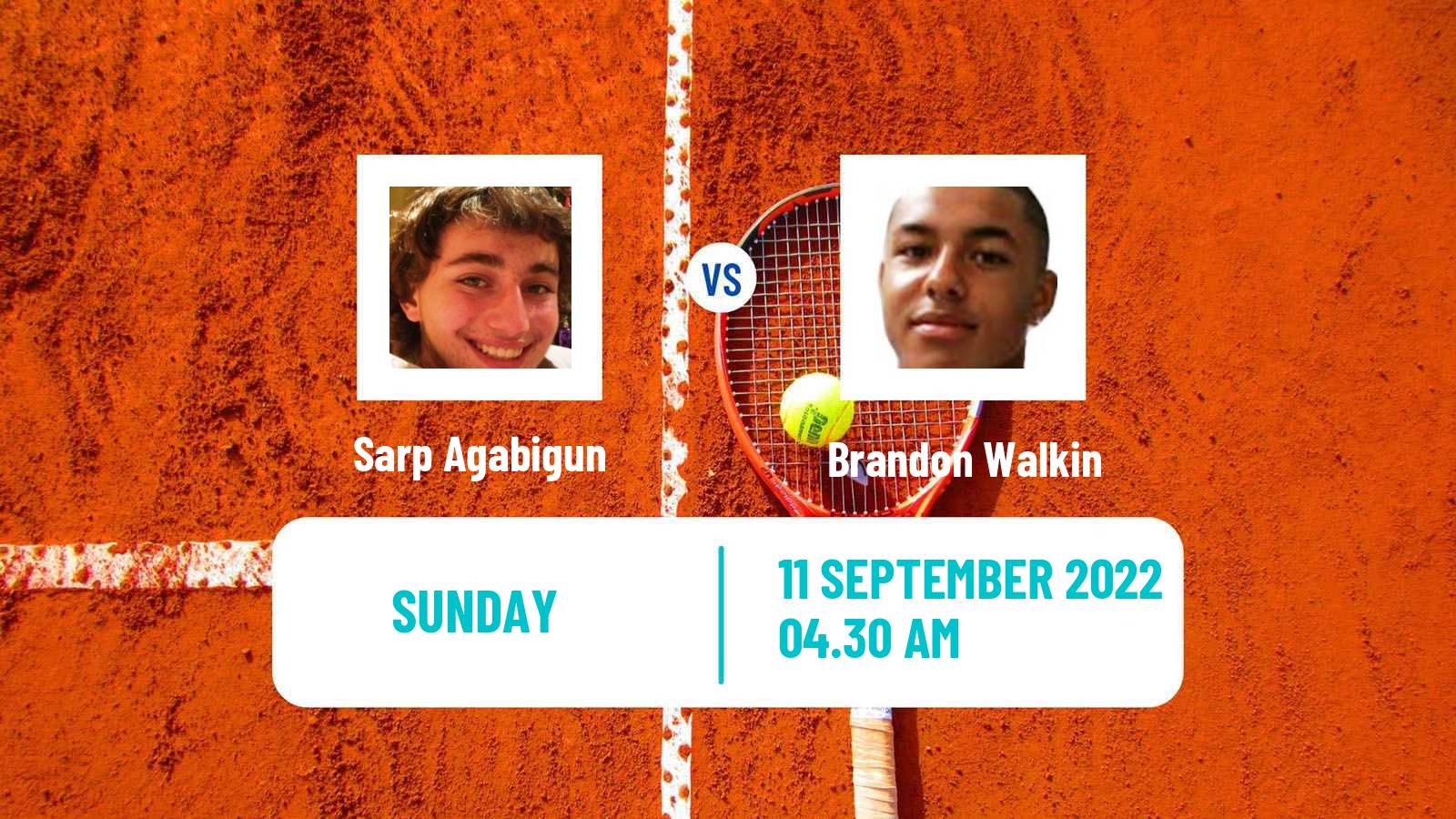 Tennis ATP Challenger Sarp Agabigun - Brandon Walkin