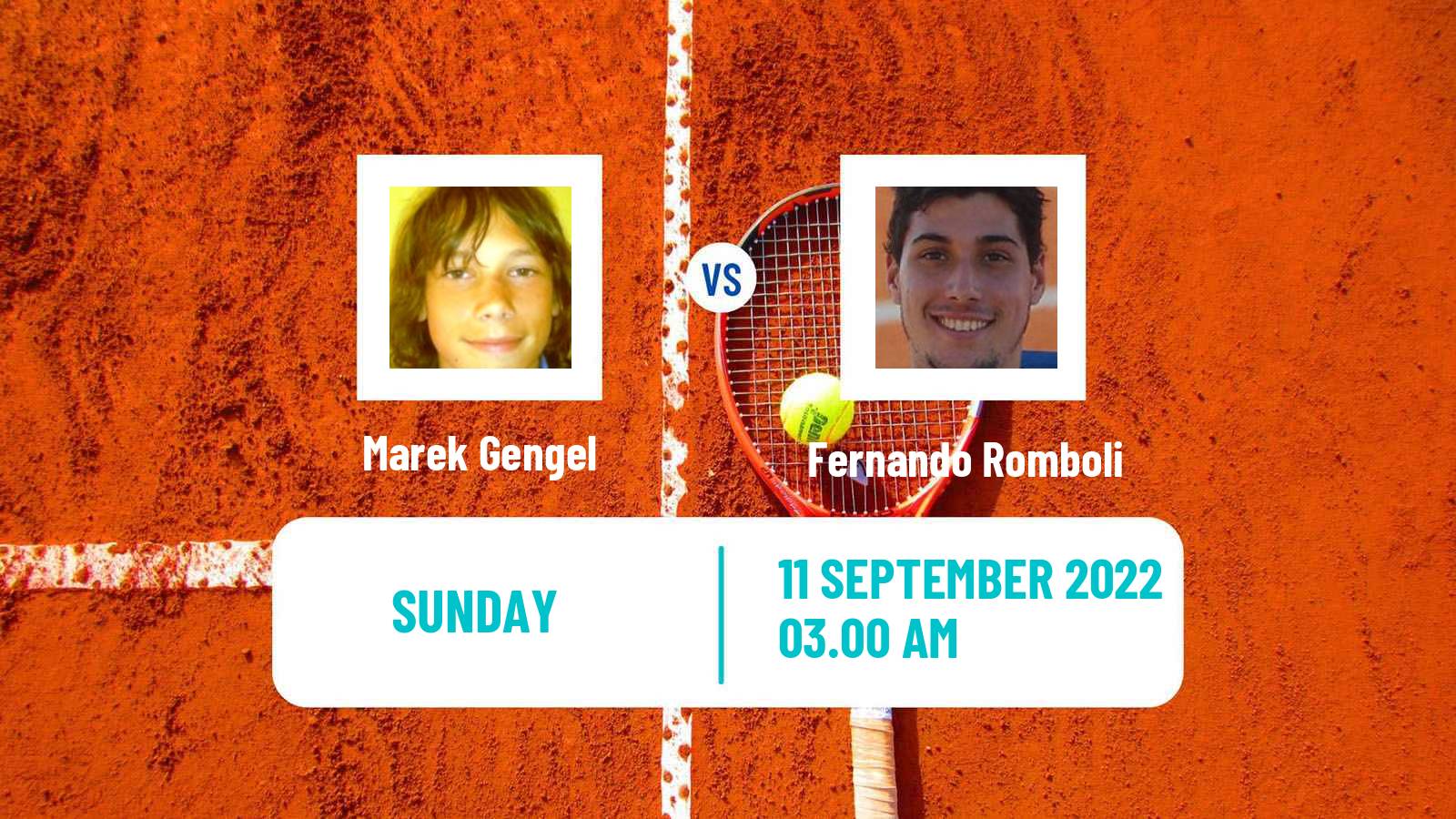Tennis ATP Challenger Marek Gengel - Fernando Romboli