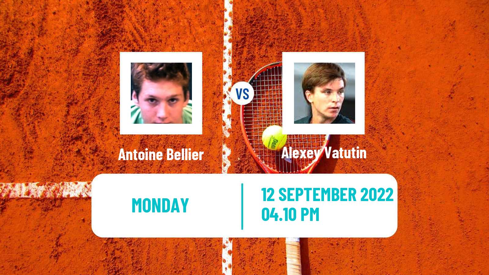 Tennis ATP Challenger Antoine Bellier - Alexey Vatutin