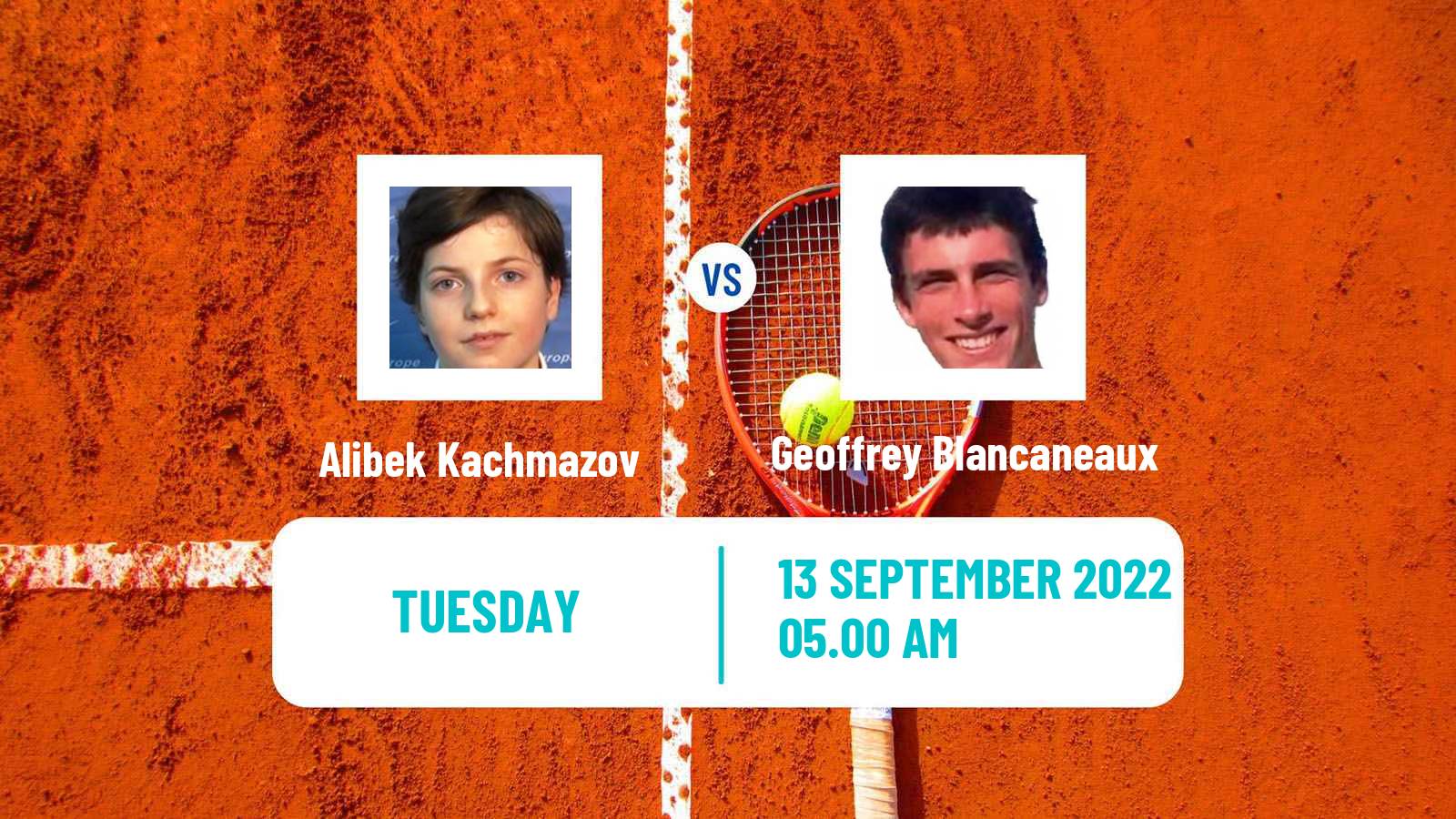 Tennis ATP Challenger Alibek Kachmazov - Geoffrey Blancaneaux