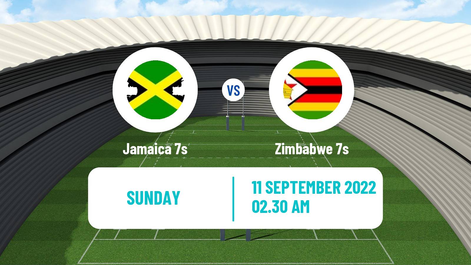 Rugby union Sevens World Cup Jamaica 7s - Zimbabwe 7s