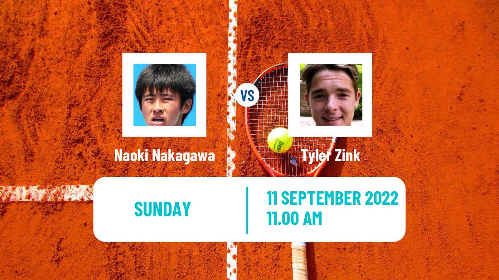 Tennis ATP Challenger Naoki Nakagawa - Tyler Zink