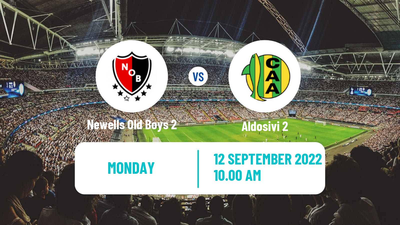 Soccer Argentinian Reserve League Newells Old Boys 2 - Aldosivi 2