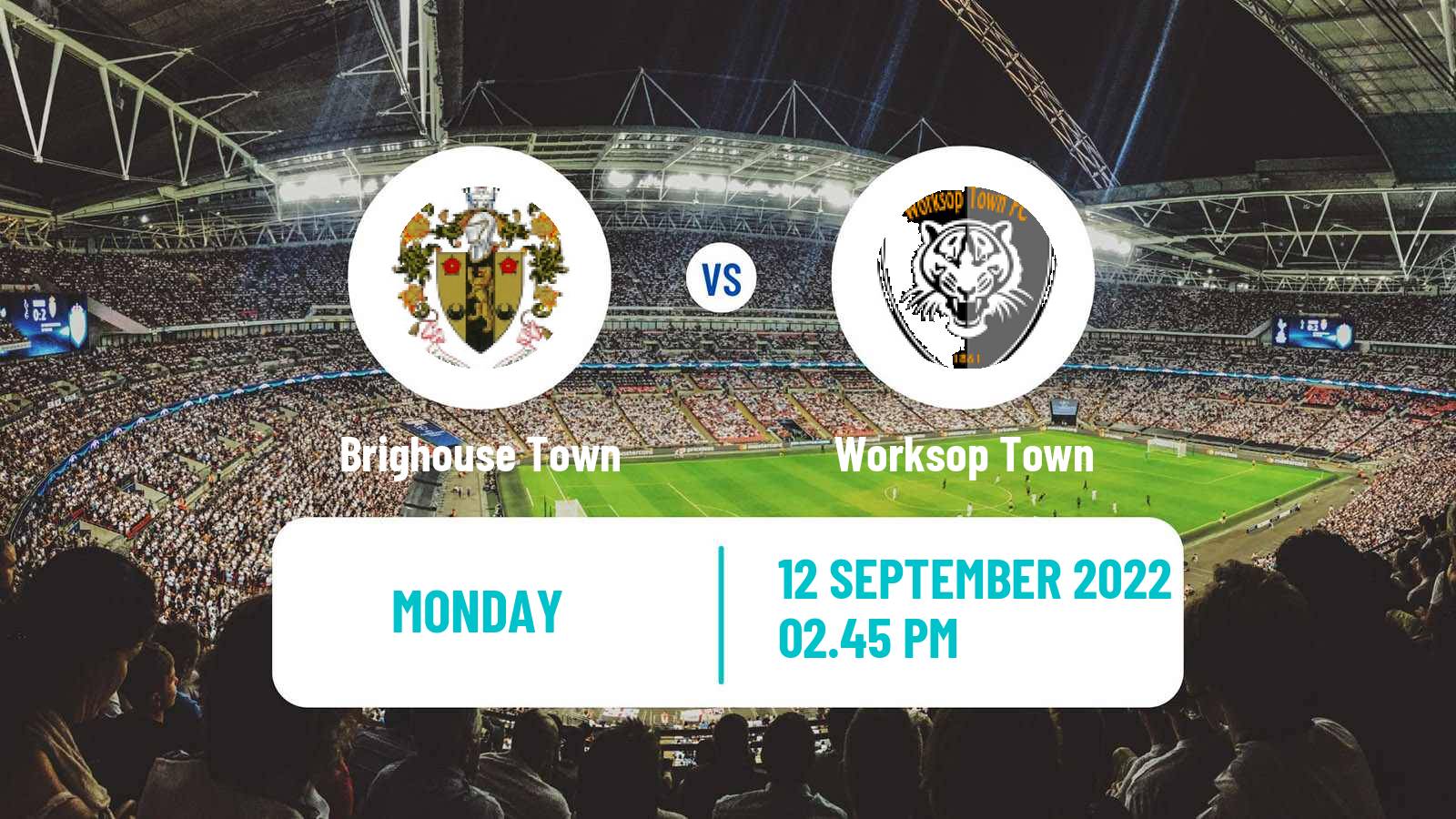 Soccer English FA Trophy Brighouse Town - Worksop Town