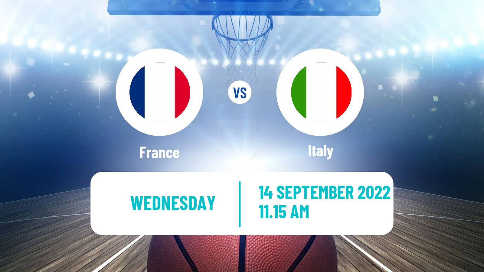 Basketball EuroBasket France - Italy