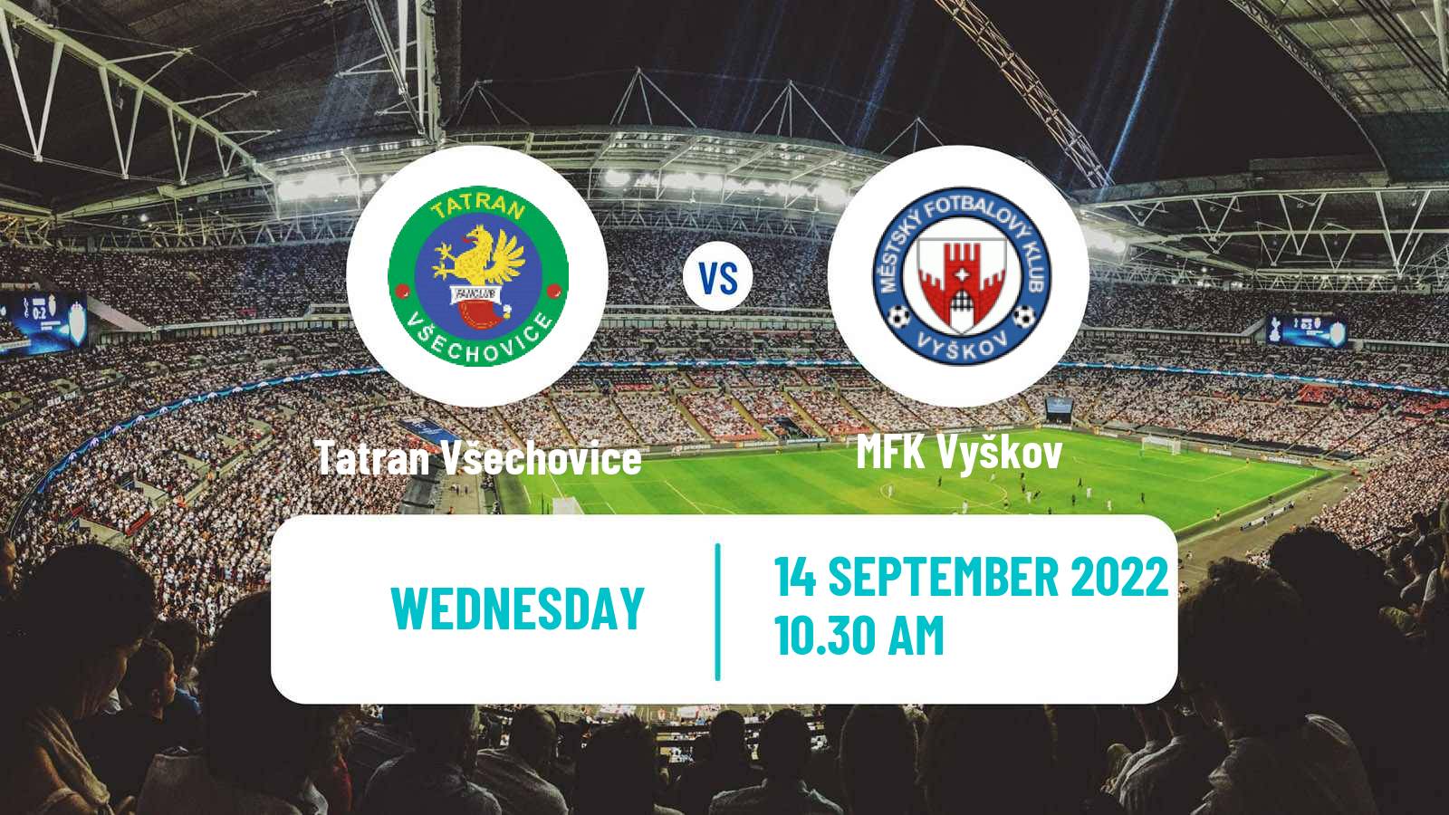 Soccer Czech Cup Tatran Všechovice - Vyškov