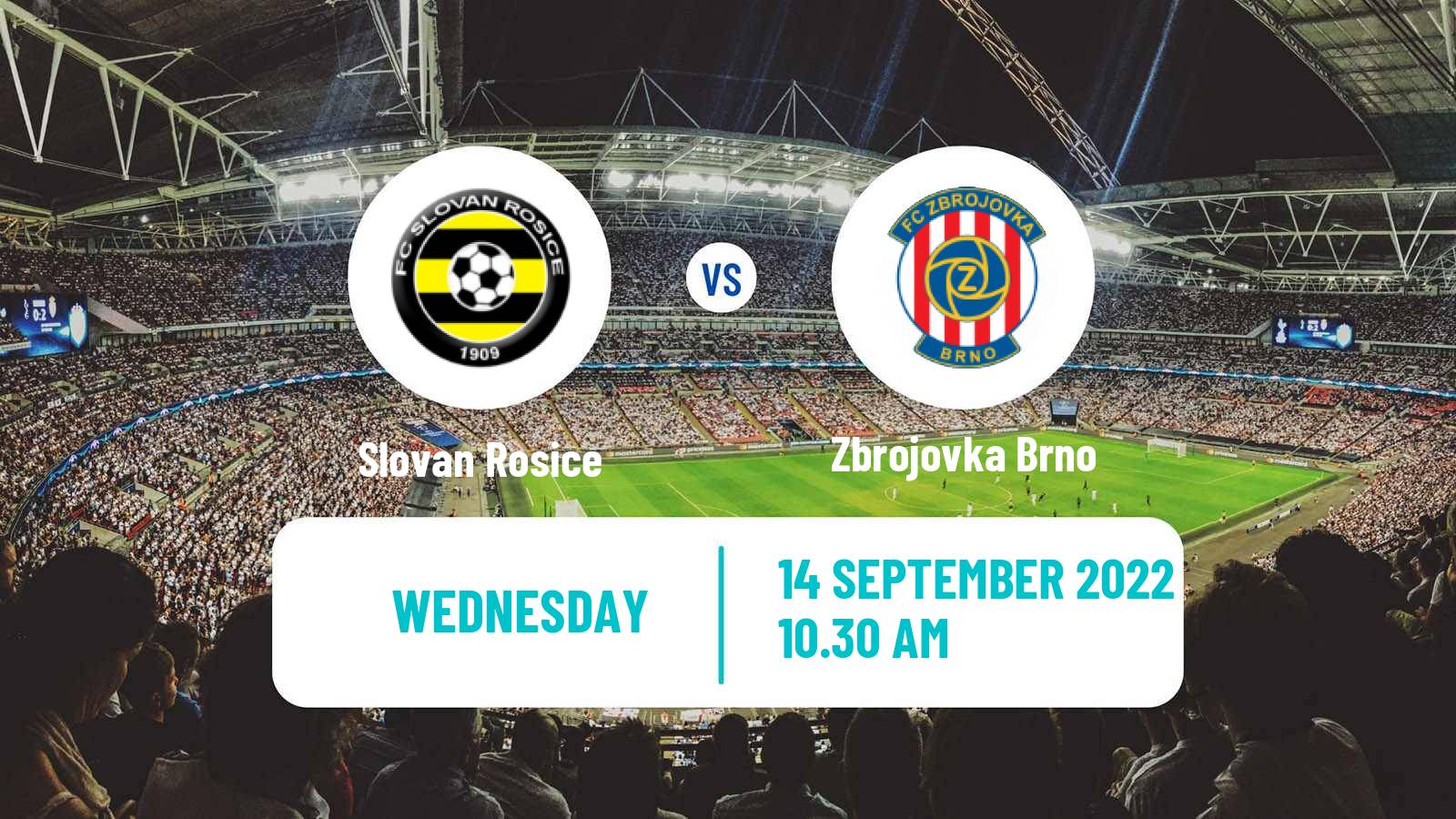 Soccer Czech Cup Slovan Rosice - Zbrojovka Brno