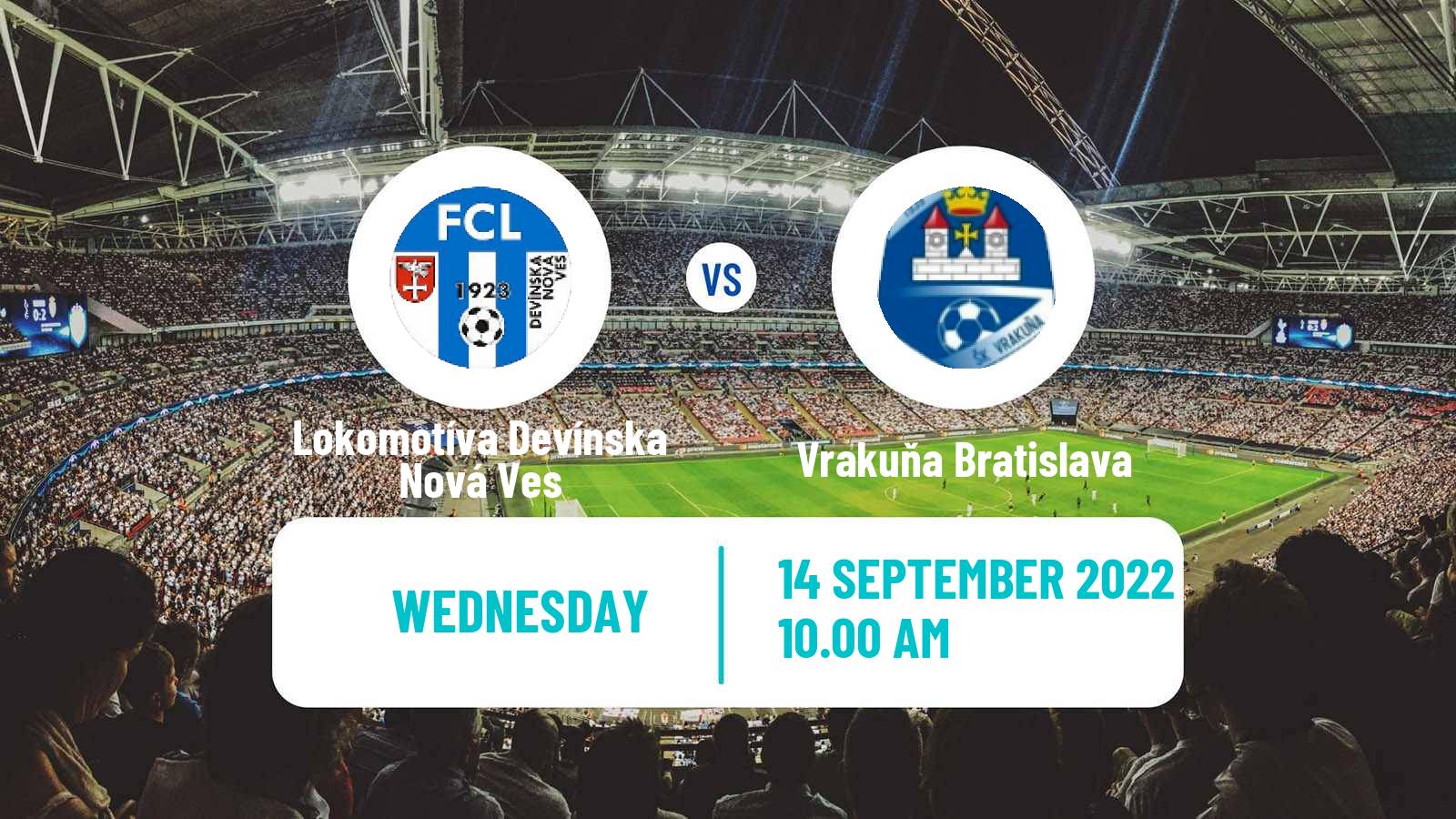 Soccer Slovak Cup Lokomotíva Devínska Nová Ves - Vrakuňa Bratislava