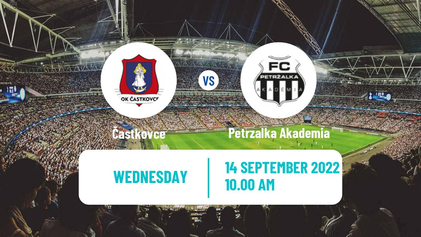 Soccer Slovak Cup Častkovce - Petrzalka Akademia